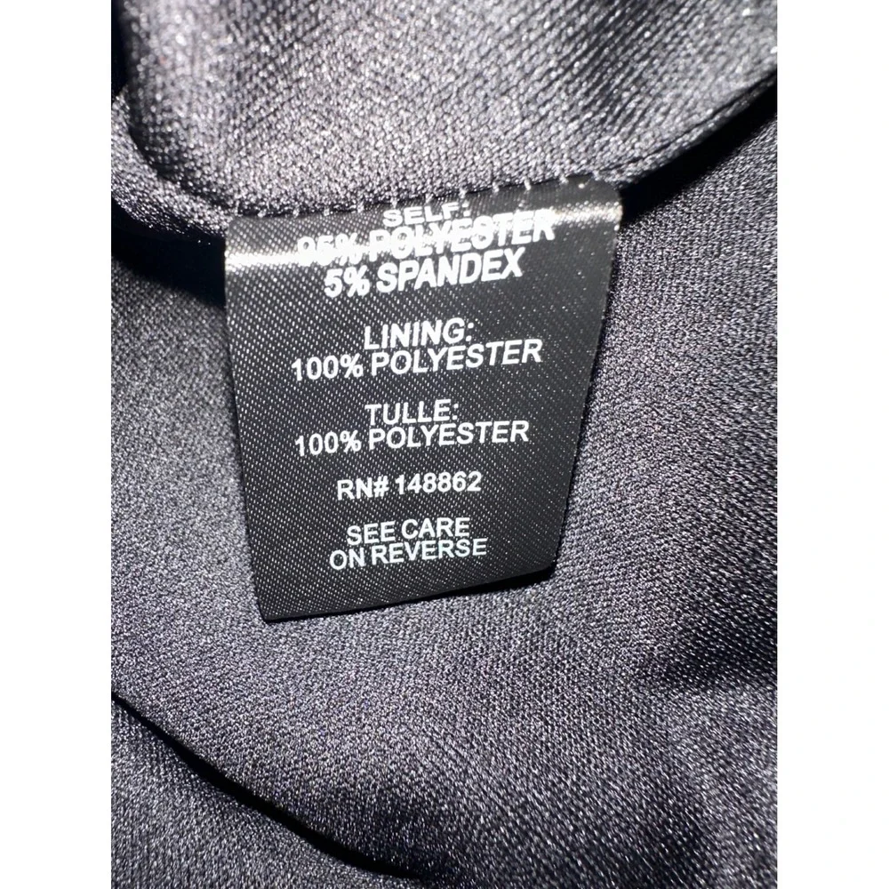 Torrid Womens Satin Fit and Flare Cocktail Dress 20 Black Sweetheart Formal LBD - Picture 8 of 15